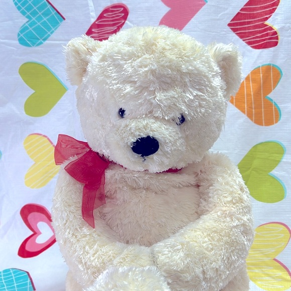 Hallmark Teddy Bear Plush Sweet Hugs Heart - Picture 3 of 15